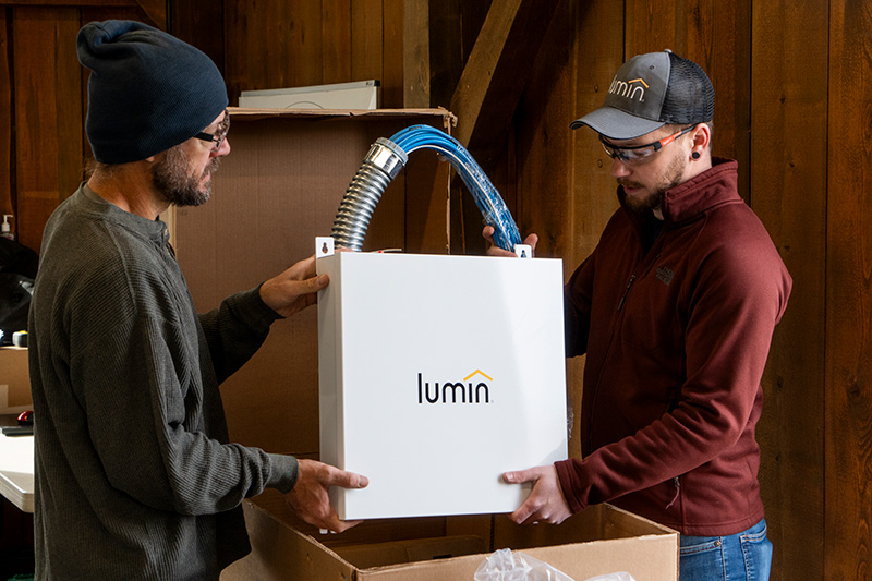 Unboxing Lumin Smart Panels for an Installation